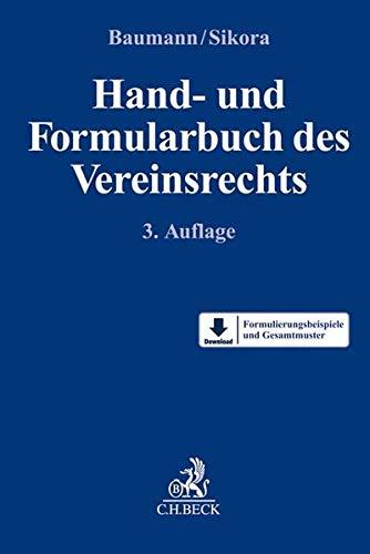 Hand- und Formularbuch des Vereinsrechts