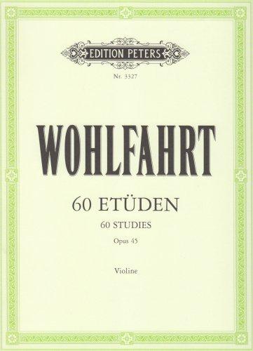 60 Etüden für Violine solo op. 45