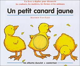 Un petit canard jaune