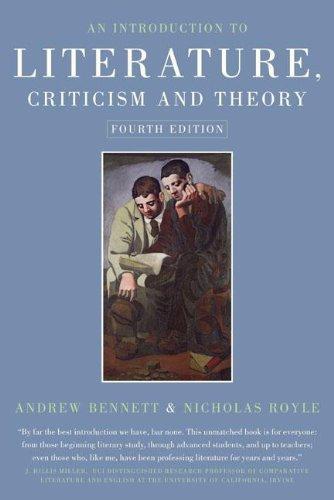 An Introduction to Literature Criticism and Theory