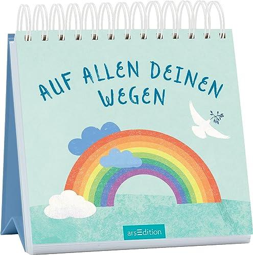 Auf allen deinen Wegen: Christlicher Aufsteller mit liebevollen Illustrationen