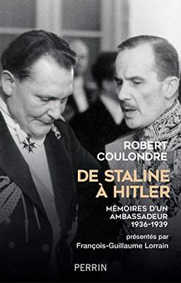 De Staline à Hitler : mémoires d'un ambassadeur : 1936-1939