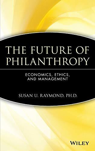 The Future of Philanthropy: Economics, Ethics, and Management