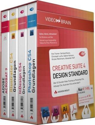 Adobe Creative Suite 4 Standard - Bundle - Video-Training: Vier Video-Trainings zum Vorzugspreis! Enthält Photoshop CS4, InDesign CS4, Illustrator CS4 ... 9 Pro (AW Videotraining Grafik/Fotografie)