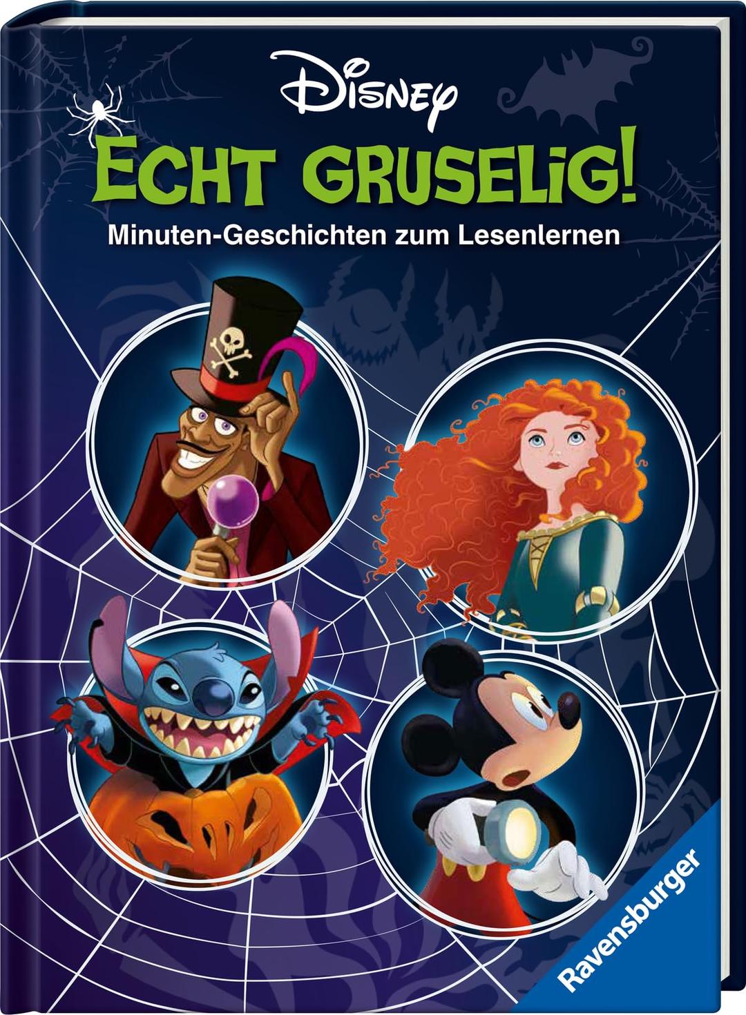 Disney: Gruselige Minuten-Geschichten zum Lesenlernen - Erstlesebuch ab 7 Jahren - 2. Klasse