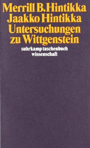 Untersuchungen zu Wittgenstein (suhrkamp taschenbuch wissenschaft)