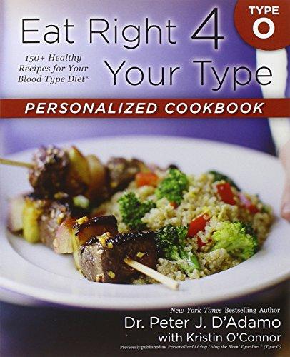 Eat Right 4 Your Type Personalized Cookbook Type O: 150+ Healthy Recipes For Your Blood Type Diet