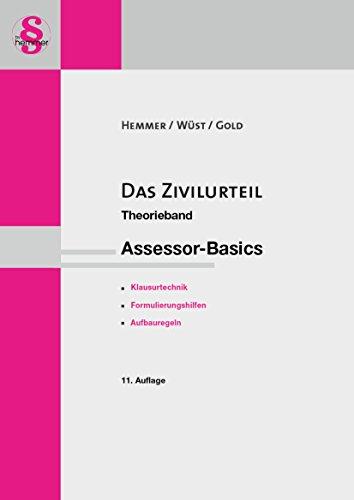 Das Zivilurteil. Assessor-Basics: Theorieband. Klausurtechnik, Formulierungshilfen, Aufbauregeln