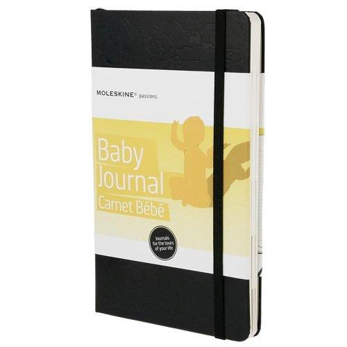 Moleskine Passion Journal / Baby / Large / Fester Einband mit Prägung / Schwarz