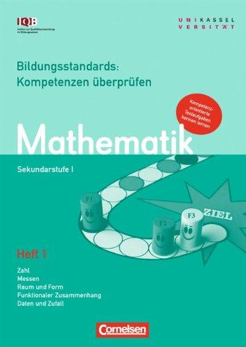 Bildungsstandards: Kompetenzen überprüfen und fördern - Sekundarstufe I - Mathematik: 9./10. Schuljahr - Heft 1 - 9. Schuljahr: 15 Stück im Paket (32 Seiten pro Heft)