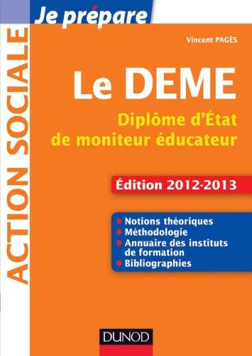 Le DEME : diplôme d'Etat de moniteur éducateur