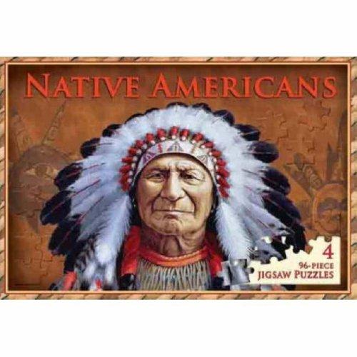 Native Americans: 4 96-piece Jigsaw Puzzles (Deluxe Jigsaw Books)