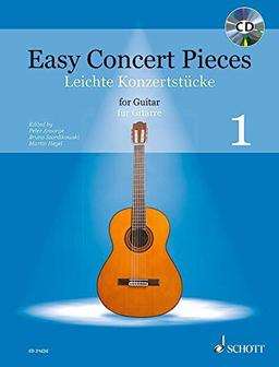 Easy Concert Pieces: Band 1. Gitarre. Ausgabe mit CD.