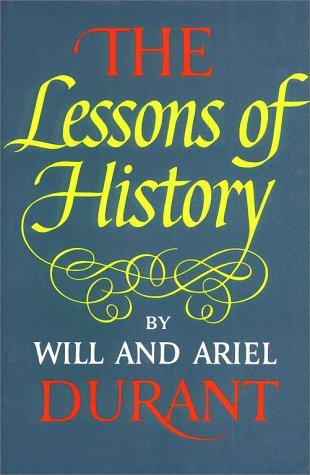 The Lessons of History