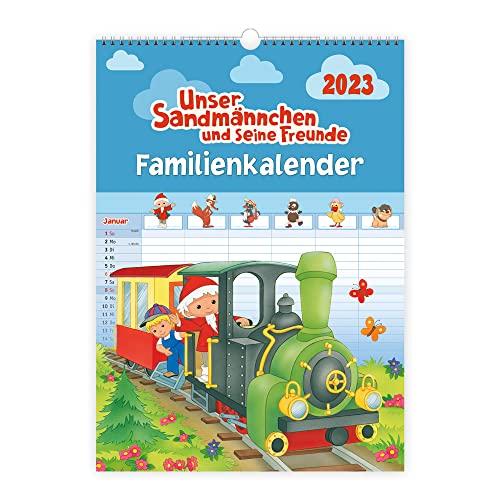 Trötsch Unser Sandmännchen XL-Familienplaner Familienkalender Unser Sandmännchen und seine Freunde 2023: Wandkalender