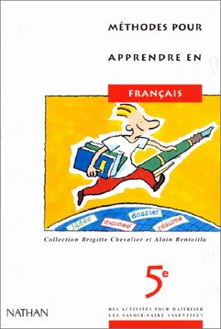 Méthodes pour apprendre en français, 5e