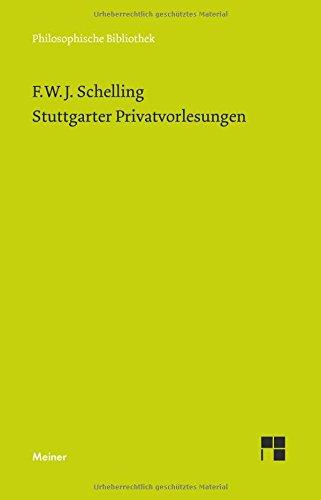 Stuttgarter Privatvorlesungen (Philosophische Bibliothek)