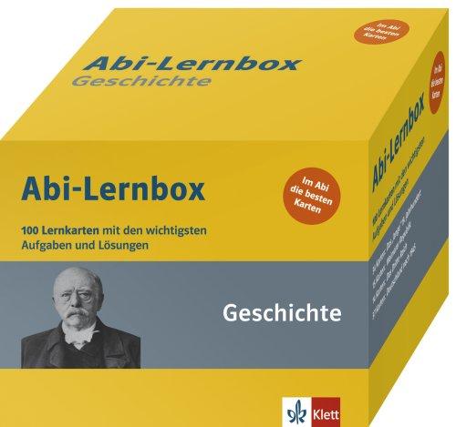 Abi- Lernbox Geschichte: Die 100 wichtigsten Aufgaben und Lösungen auf Lernkarten