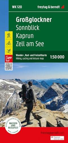 Großglockner, Wander-, Rad- und Freizeitkarte 1:50.000, freytag & berndt, WK 120: Sonnblick - Kaprun - Zell am See, mit Infoguide, GPX Tracks, ... (freytag & berndt Wander-Rad-Freizeitkarten)