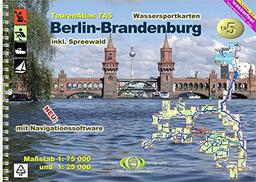 TourenAtlas Wasserwandern / TourenAtlas Berlin-Brandenburg: inkl. Spreewald