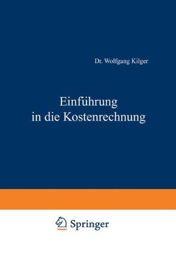 Einführung in die Kostenrechnung