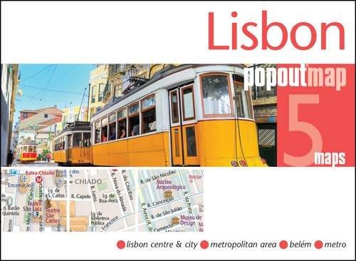 Lisbon PopOut Map: Lisbon Center & City, Metropolitan Area, Metro, Belem (Popout Maps)