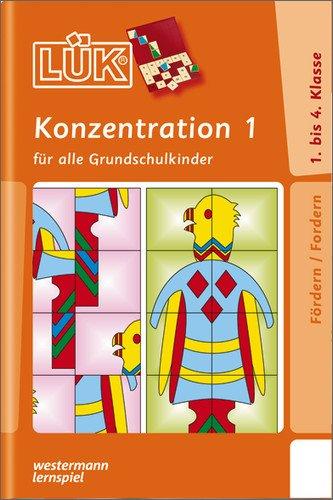 LÜK: Konzentration 1: für alle Grundschulkinder: Übungen für alle Grundschulkinder