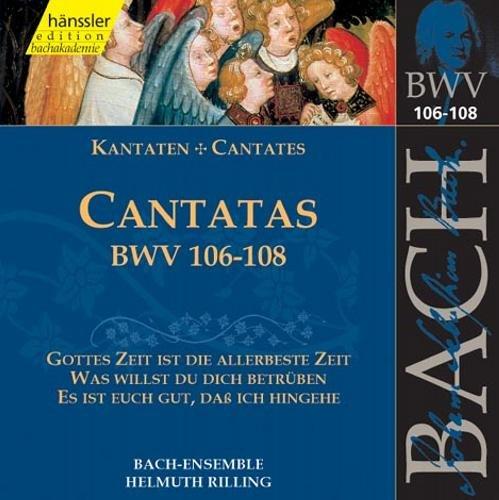 Edition Bachakademie Vol. 34 (Geistliche Kantaten BWV 106-108)