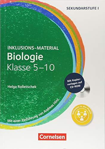 Inklusions-Material: Biologie Klasse 5-10: Buch mit CD-ROM