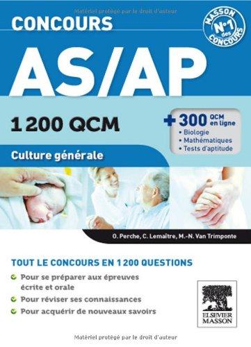 Concours AS-AP : 1.200 QCM culture générale