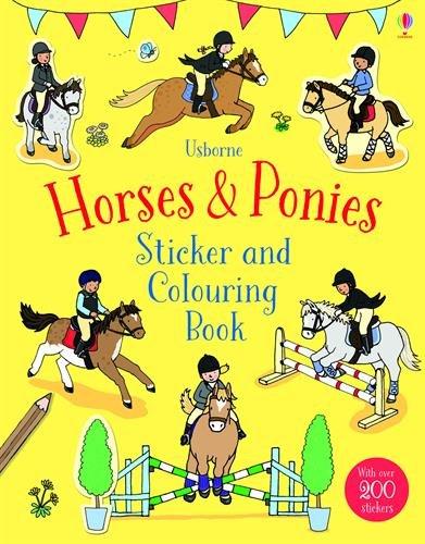 Horses & Ponies Sticker and Colouring Book (First Colouring Books)