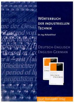 Wörterbuch der industriellen Technik. CD-ROM für Windows 98/NT/ME/2000/XP/Vista: Deutsch-Englisch / English-German