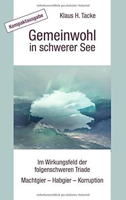 Gemeinwohl in schwerer See - Kompaktausgabe: Im Wirkungsfeld der folgenschweren Triade Machtgier - Habgier - Korruption