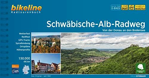 Schwäbische Alb Radweg: Von der Donau an den Bodensee, 1:50.000, 416 km (Bikeline Radtourenbücher)