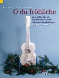 O du fröhliche: 31 beliebte Advents- und Weihnachtslieder in leichten Bearbeitungen. 1-3 Gitarren. Spielpartitur. (Kreidler Gitarren-Studio)