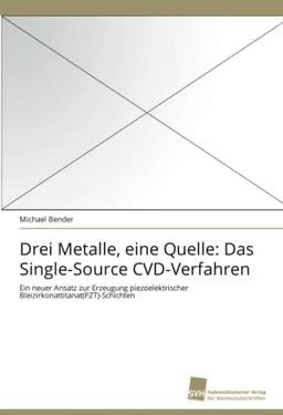 Drei Metalle, eine Quelle: Das Single-Source CVD-Verfahren: Ein neuer Ansatz zur Erzeugung piezoelektrischer Bleizirkonattitanat(PZT)-Schichten