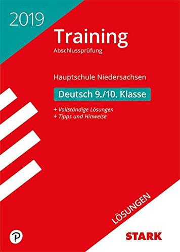 Lösungen zu Training Abschlussprüfung Hauptschule - Deutsch 9./10. Klasse - Niedersachsen