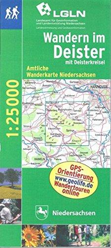 Topographische Sonderkarten Niedersachsen. Sonderblattschnitte auf der Grundlage der amtlichen topographischen Karten, meistens grösseres ... Wanderkarten 1:25000 (W) / Wandern im Deister