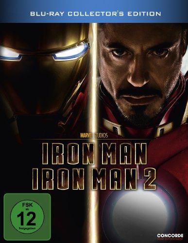 Iron Man / Iron Man 2 (Steelbook) [Blu-ray] [Collector's Edition]