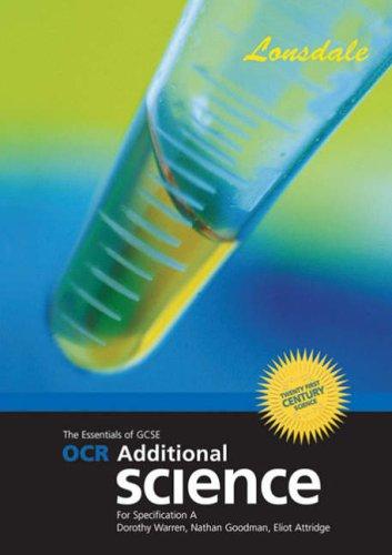 Essentials of OCR Additional Applied Science A: GCSE OCR Additional Science A (Lonsdale GCSE Revision Plus)