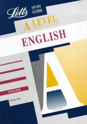 A Level English (Letts Educational A-level Study Guides)