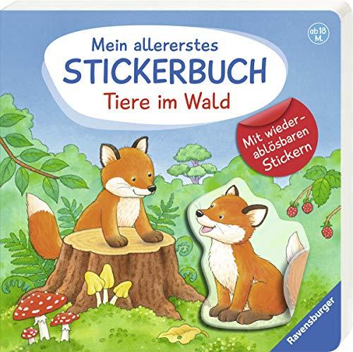 Mein allererstes Stickerbuch: Tiere im Wald