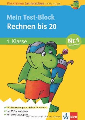 Die kleinen Lerndrachen, Mein Test-Block Rechnen bis 20. 1. Klasse