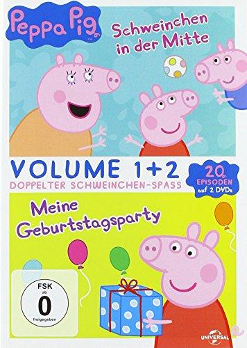 Peppa Pig Doppelpack - Schweinchen in der Mitte & Meine Geburtstagsparty [2 DVDs]