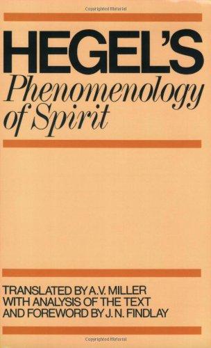 Phenomenology of Spirit (Galaxy Books)