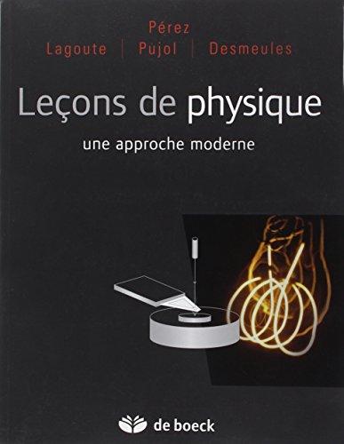 Leçons de physique : une approche moderne