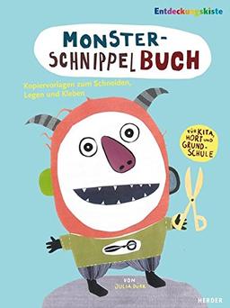 Monster-Schnippelbuch: Kopiervorlagen zum Schneiden, Legen und Kleben für Kita, Hort und Grundschule