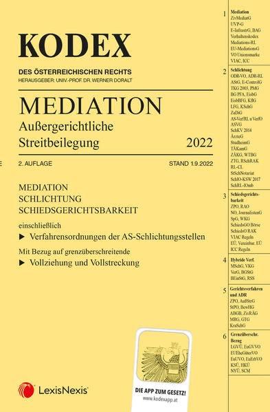 KODEX Mediation 2023: Außergerichtliche Streitbeilegung