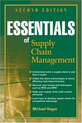 Essentials of Supply Chain Management (Essentials (John Wiley))