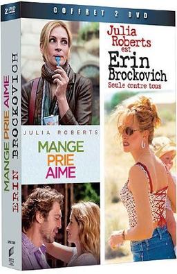 Coffret julia roberts : mange, prie, aime ; erin brockovich [FR Import]